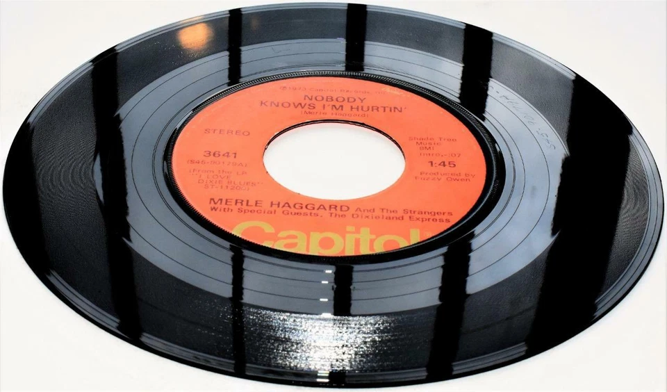 Merle Haggard Nobody Knows I'm Hurtin Capitol 3641 Country 1st Press 45rpm VG+ - Image 1 of 1