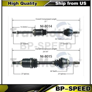 Fits Nissan 1993-1997 2 X TrakMotive Front CV Axle Shaft - Picture 1 of 3