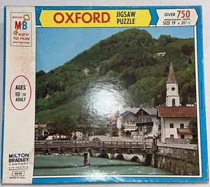 Milton Bradley Oxford Puzzle Markrschellenberg Germany 1969 New NOS 750+ Pieces - Picture 1 of 9