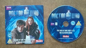 DVD Doctor Who Fin de los Tiempos y Eleventh Hour Lanzado Originalmente por The Sun - Imagen 1 de 1