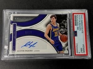 AUSTIN REAVES 2021 PANINI IMMACULATE INAUGURAL INK AUTO ROOKIE RC /99 PSA 9 NBA - Picture 1 of 5