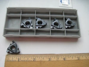 (Qty 5) Iscar 27EL 4 ACME IC908 Carbide Laydown Threading Inserts 5902317 - Picture 1 of 3