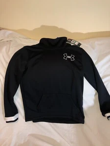 NWT Under Armour Girls Size Youth XL Black Athletic Sweatshirt $39.99 Retail - Picture 1 of 4