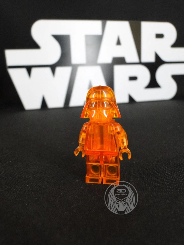 Darth Vader Prototype - Trans-Orange Star Wars™® ORIGINAL LEGO® Figure - Bild 1 von 1