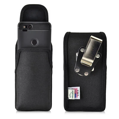 Google Pixel 2 Belt Case For Slim Case Vertical Black Nylon Rotating Belt Clip - Image 1 of 4