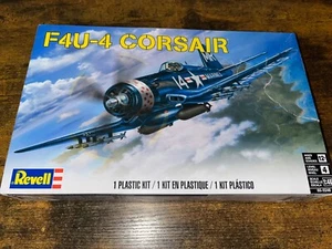 REVELL CORSAIR F4U-4 ,1:48 SCALE, AIRCRAFT MODEL KIT #85-5248 w/decals & instrct - Picture 1 of 3