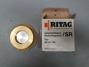 Ritag Rückschlagventil DN 40 - Zwischenflansch , Rückschlag Ventil Neu - Bild 1 von 3