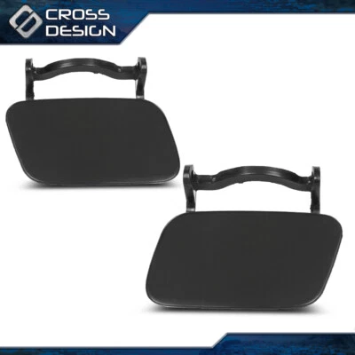 Front Bumper Left Right Headlight Washer Cap Cover Fit For 2008-2012 Audi A4 Foto 1 de 4