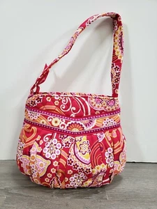  Vera Bradley 2008 Raspberry Fizz Hannah Small Bucket Handtasche NICHT MEHR ERHÄLTLICH - Bild 1 von 8