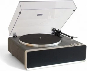Steepletone Richmond All-In-One Record Player Turntable 30W Speakers & Bluetooth - Picture 1 of 17