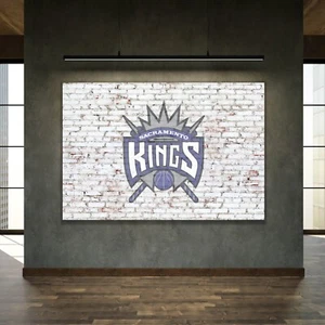 LARGE POSTER Sacramento Kings NBA Basketball Home Decor Wall Print 36"x24" - Picture 1 of 4
