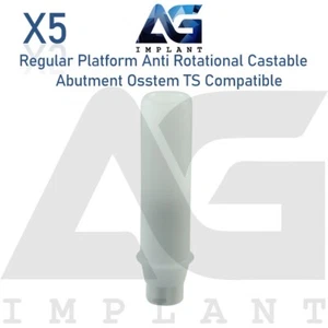 5 Abtment Castable Anti Rotación 2.5mm Ajuste Plataforma Regular 0stem® TS - Imagen 1 de 4