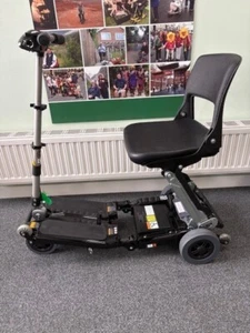Luggie Mobility Scooter ELITE MODEL Black travel folding light SERVICED ✅ #2124 - Picture 1 of 6
