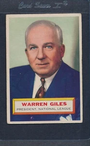 1956 Topps WB #002 Warren Giles NL President VG *3608 - Picture 1 of 1