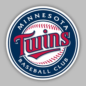 Pegatina/calcomanía de vinilo de los Minnesota Twins - béisbol de Grandes Ligas - AL Central - Minneapolis sin usar - Imagen 1 de 2