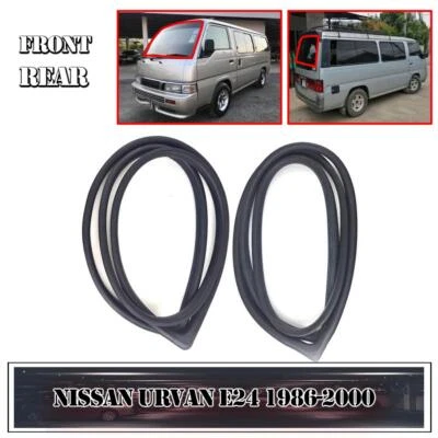 Sello de goma para parabrisas delantero trasero para Nissan Urvan Caravan E24 1987-2000 Foto 1 de 4