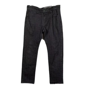 Volcom Mens Size 28 x 31” Solver Modern Straight Denim Jeans Dark Indigo Gray - Picture 1 of 8