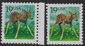 US Scott # 2479 - Dramatic Color Shift Error & Regular - MNH            (P-5020) - Picture 1 of 2