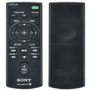 New Original RM-AMU197 Remote Control For Sony Stereo Receiver CMT-X5CD CMT-X7CD - Picture 1 of 6