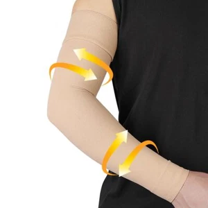 Lymphedema Compression Arm Sleeve Full Arm Support for Men Women - Picture 1 of 6