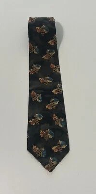 Corbata Jerry Garcia Colección Siete Hombres Seda Abejas Hippie BOHO Hecha en EE. UU. Foto 1 de 4