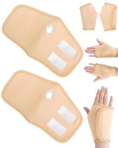 2 Pcs Castor Oil Pack Wrap for Hands Reusable Organic Cotton Hand Castor Oil ... - Picture 1 of 6
