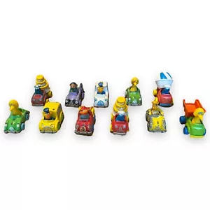 Lot of 11 Sesame Street School Bus Play Cars 1981/82 Hasbro Diecast VTG - Picture 1 of 11