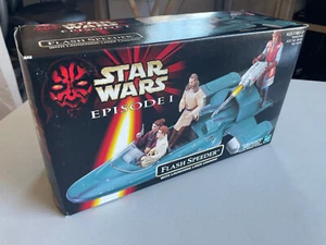 Star Wars 1999 Episode I Flash Speeder (Launching Laser Cannon) - New In Box - Picture 1 of 7