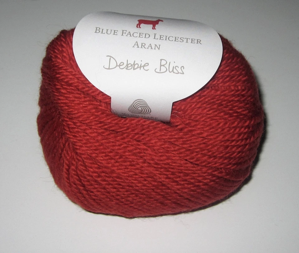 LOTE de 10 hilos de lana Debbie Bliss cara azul Leicester Aran #46007 NARANJA QUEMADO Foto 1 de 1