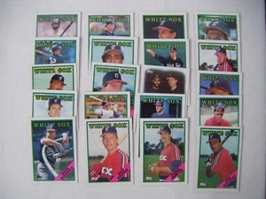 Topps 1988 WHITE SOX Team Set 29 Cards - Picture 1 of 2