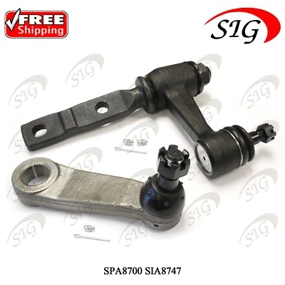 Front Steering Idler Arm & Pitman Arm for Ford F-150 F-250 1997-2004 2Pc - Image 1 of 4