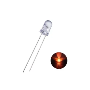 25x Diodo LED 5mm NARANJA 20mA - Imagen 1 de 5