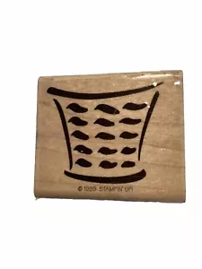 Stampin' Up! Cesto di fiori serie: molla con timbro in gomma montato su legno - Foto 1 di 5