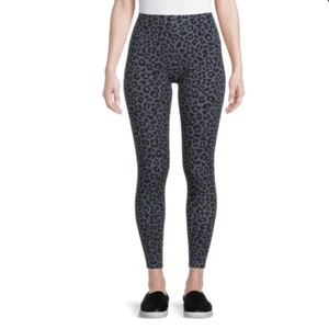 No Boundaries Juniors Ankle Leggings Small 3-5 New with Tags Gray Leopard Cute - Picture 1 of 7