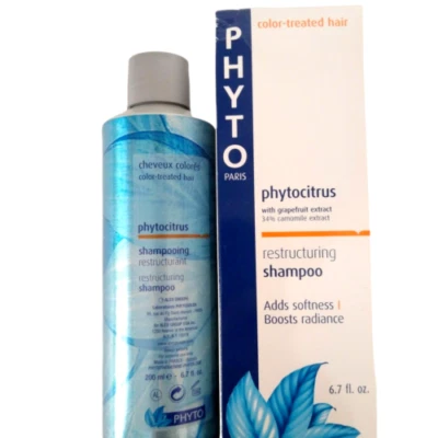 PHYTO PHYTOCITRUS RESTRUCTURING SHAMPOO COLOR TREATED HAIR 6.7 OZ SEALED - Image 1 of 3