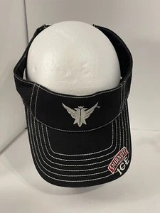 Smirnoff Ice Visor Adjustable Back Black Cap Vintage Hat Beer Advertising - Picture 1 of 5