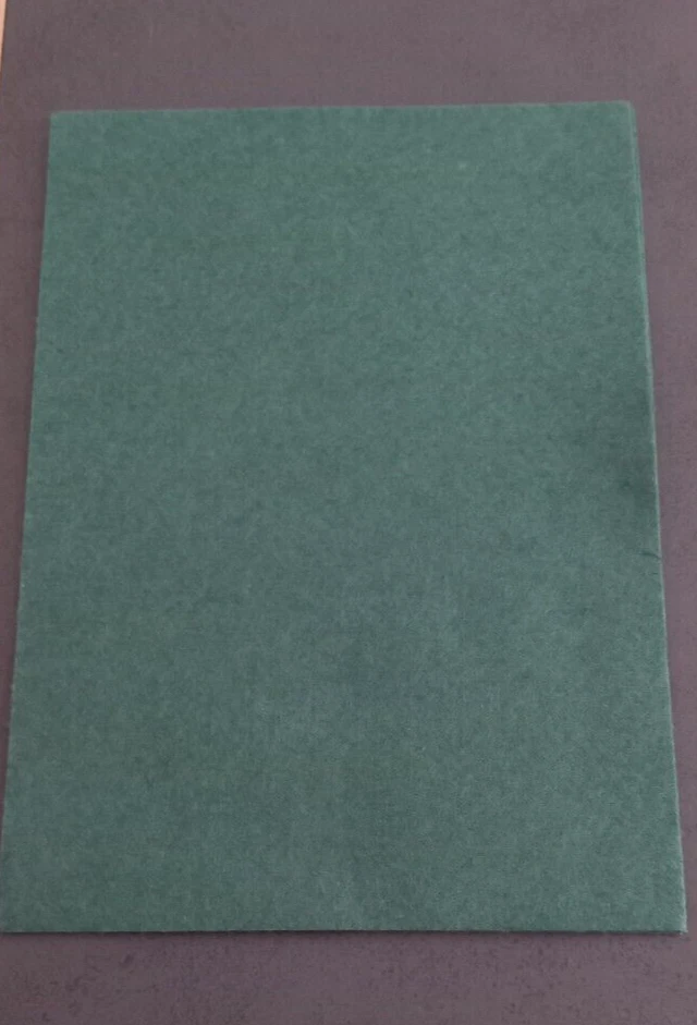 FEUTRINE - lot de 2 plaques de feutrines - dimensions 21 * 29,7 cm - vert sapin - Photo 1/1