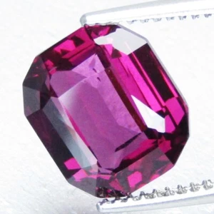 5.44Cts Striking Natural Rhodolite Garnet 10.7x9.1x5.5mm Fancy Cut Gemstone - Picture 1 of 6