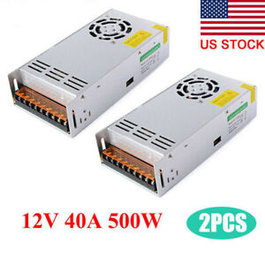 AC 110-220V to DC 12V 40A 500W Voltage Transformer Switch Power Supply Converter