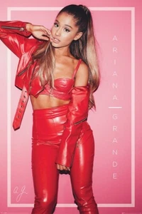 Ariana Grande Groß Plakat 61x91.5 CM 61x91.4cm Neu Musik Star Rot - Bild 1 von 1