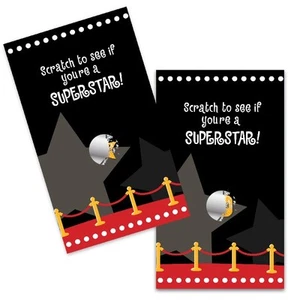 A Star Is Born Hollywood - Baby Shower Scratch Off Game Pack - Picture 1 of 1