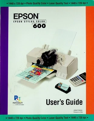 Epson Stylus Color 600 - Guía del usuario (1996) - Usado Foto 1 de 3