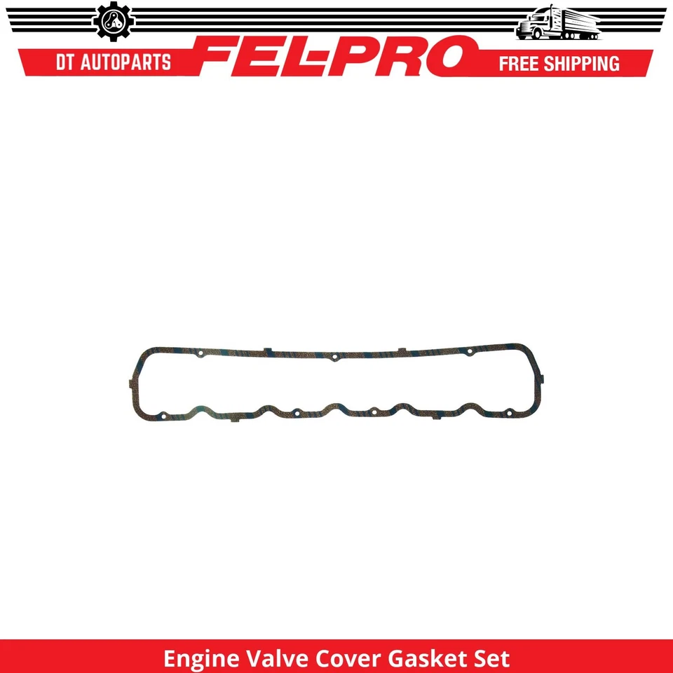 For 1963-1965 GMC 2500 Series Engine Valve Cover Gasket Set Fel-Pro 1964 - Image 1 of 1