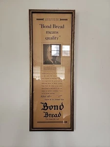 Altes BOND BREAD South Egremont MASSENWERBUNG POSTER - Bild 1 von 6