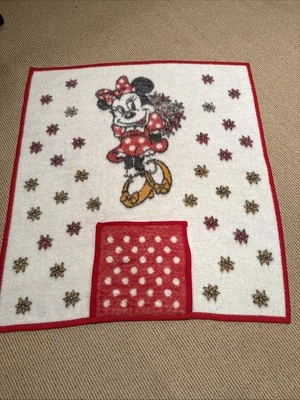 VTG Biederlack Disney Minnie Mouse Blanket Throw 38 x 41" My Blankey W/ Pocket - Image 1 of 3