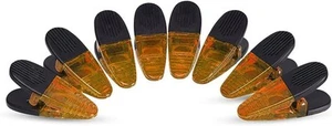 -Thick Plastic Clips with Neodymium Magnet - 3-1/4" Length - Durable Orange  - Picture 1 of 6