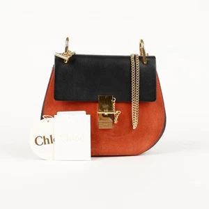 Chloe Sac à bandoulière Drew en cuir noir suédé 3S0490 56147854 - Imagen 1 de 15