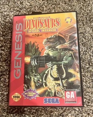 Dinosaurs for Hire (Sega Genesis, 1993) Complete! With original case and manual  - Image 1 of 4