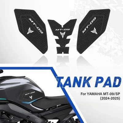 Tank Protect Pads MT 09 Sticker Decals Tank Grips For Yamaha MT-09 SP 2024 2025 - Image 1 of 4