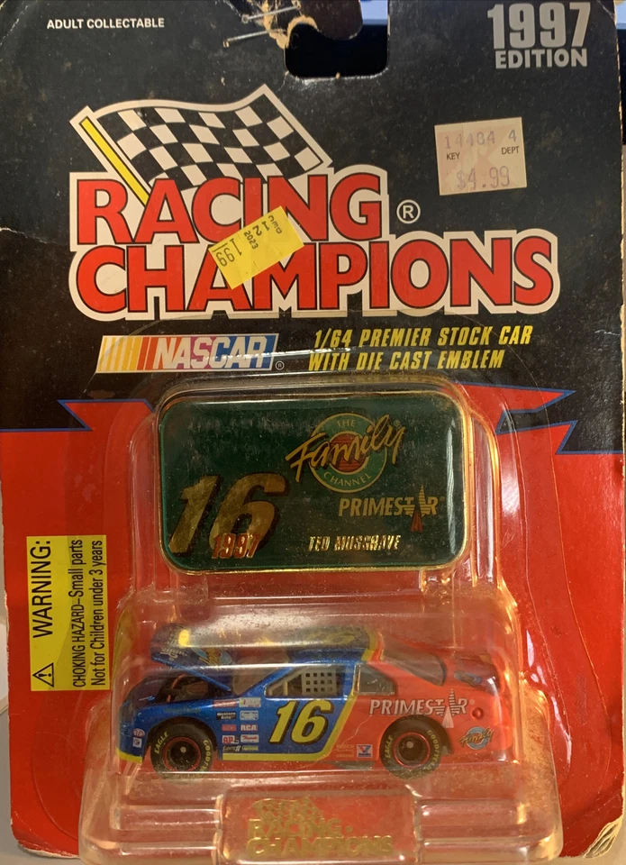 Racing Champions 1996 Edition NASCAR Diecast Emblem Stock Car Terry Labonte 5